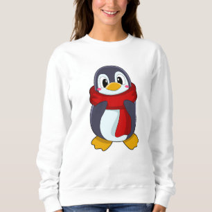 Sudadera Pingüino con bufanda