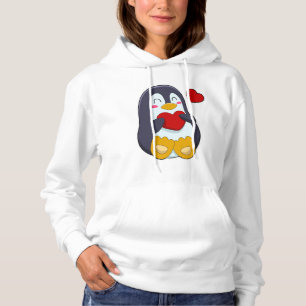 Sudadera Pingüino con corazón