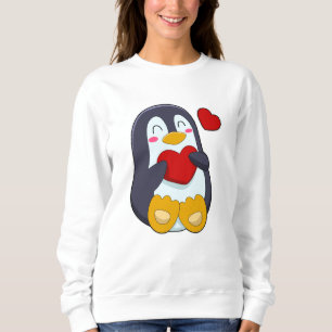Sudadera Pingüino con corazón