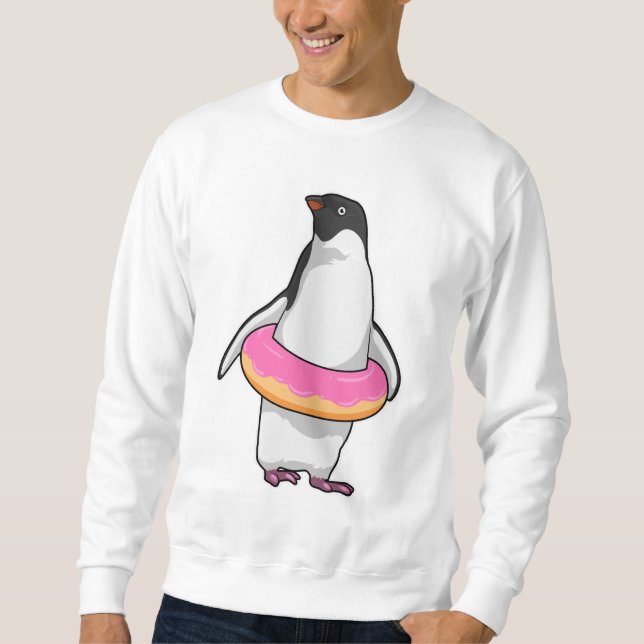 Sudadera Pingüino con Donut (Anverso)