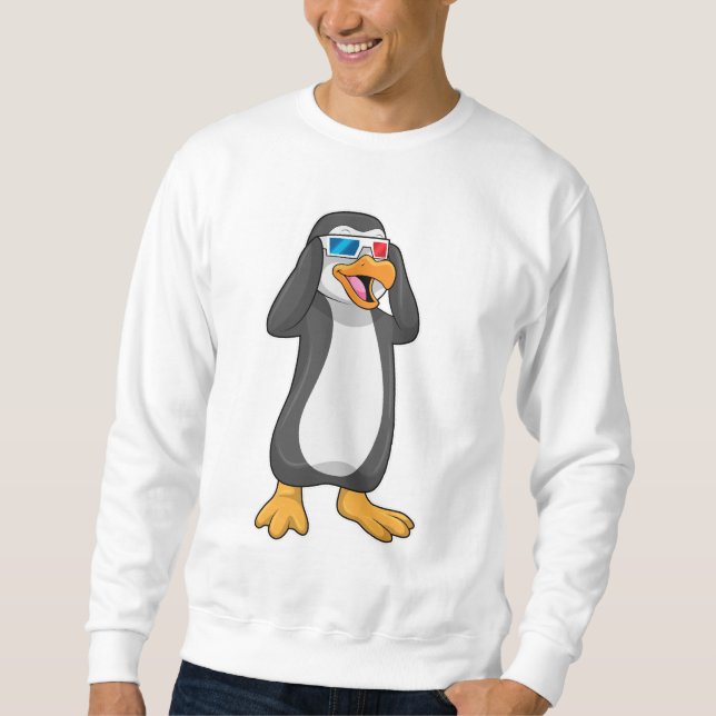 Sudadera Pingüino con gafas (Anverso)