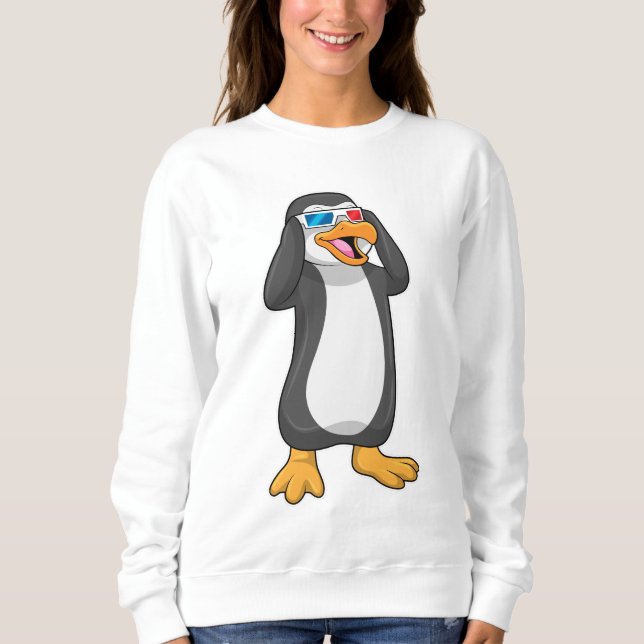 Sudadera Pingüino con gafas (Anverso)