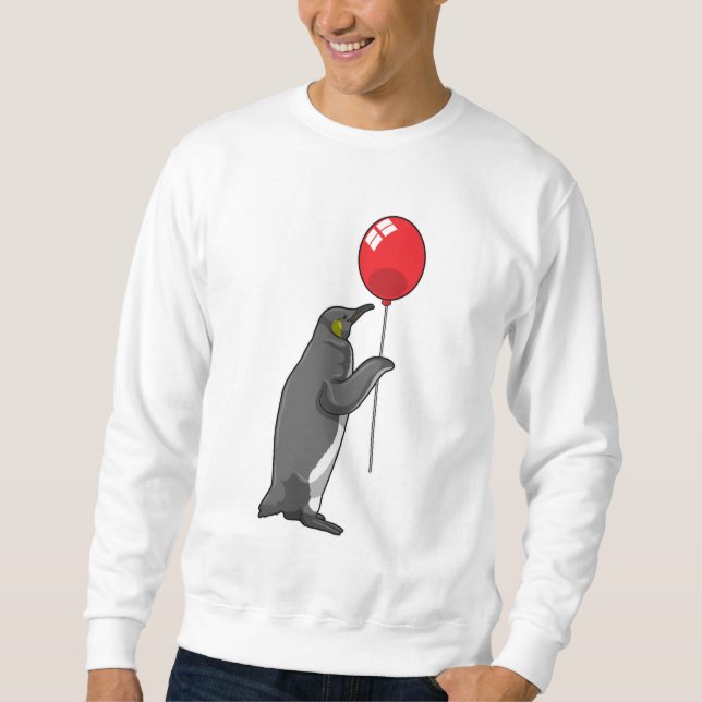 Sudadera Pingüino con globo (Anverso)