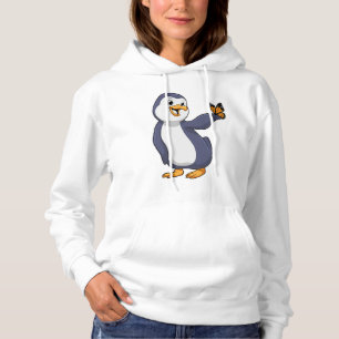Sudadera Pingüino con mariposa