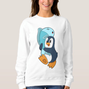 Sudadera Pingüino con pescado