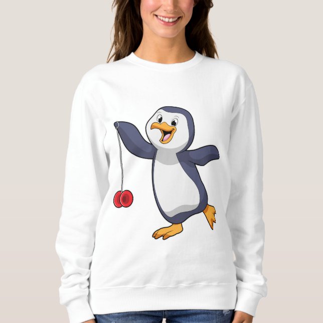 Sudadera Pingüino con Yo-Yo (Anverso)