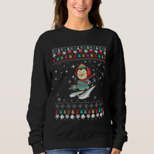 Sudadera Pingüino de esquí Navidad
