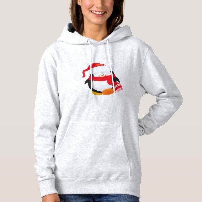 Sudadera Pingüino de pequeños Navidades (Anverso)