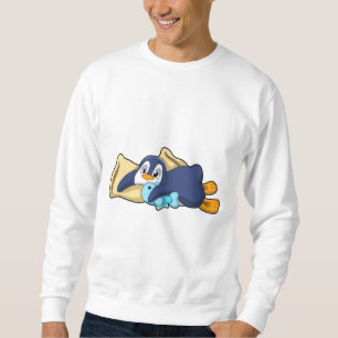 Sudadera Pingüino durmiendo con almohada
