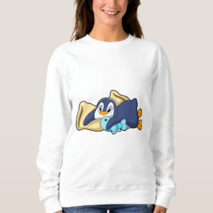 Sudadera Pingüino durmiendo con almohada