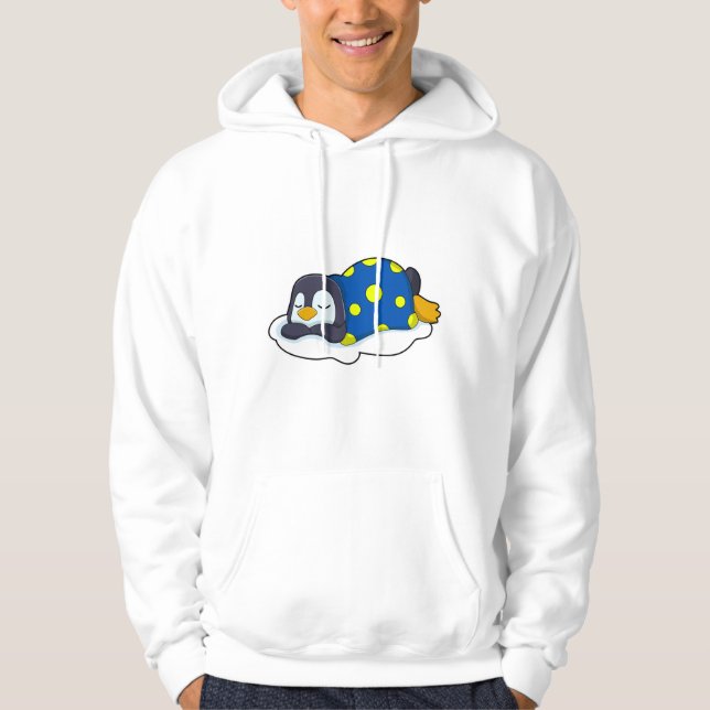 Sudadera Pingüino durmiendo con manta (Anverso)