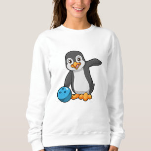 Sudadera Pingüino en el Bowling con bolas