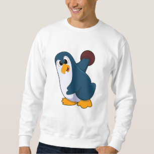 Sudadera Pingüino en el Bowling con bolas