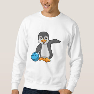 Sudadera Pingüino en el Bowling con bolas