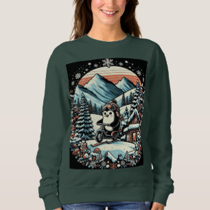 Sudadera Pingüino en el motor