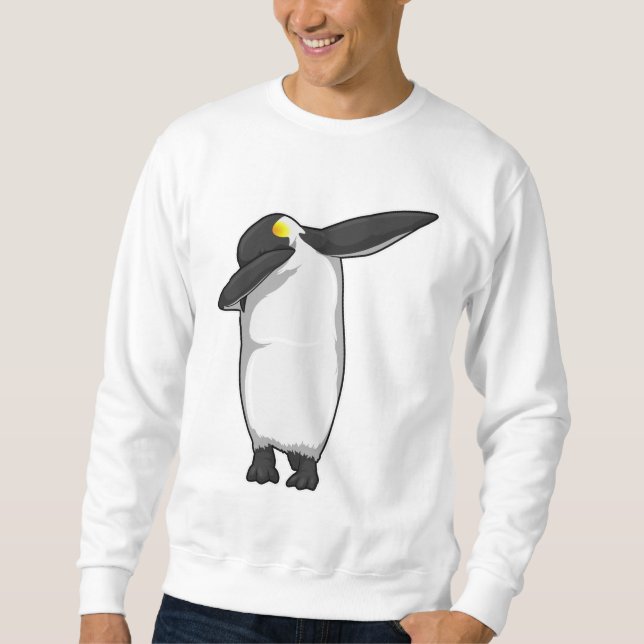 Sudadera Pingüino en Hip Hop Dance Dab (Anverso)
