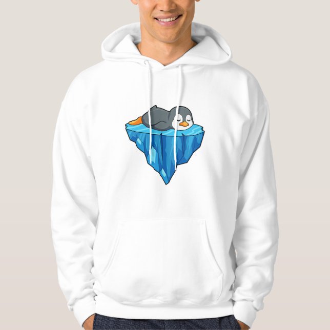 Sudadera Pingüino en la flota de hielo (Anverso)