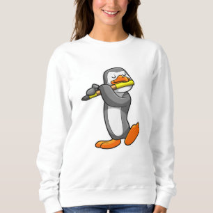 Sudadera Pingüino en Music with Flute