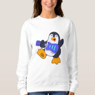 Sudadera Pingüino en Música con Guitarra