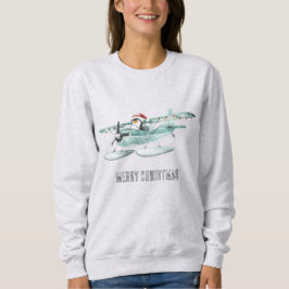 Sudadera Pingüino en Navidades de aviones