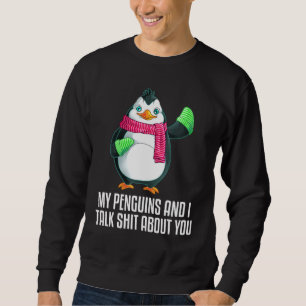 Sudadera Pingüino Para Hombres Mujeres Animales De Invierno
