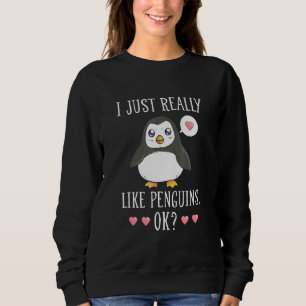 Sudadera Pingüino Realmente Me Parece Pingüino Bien Pingüin
