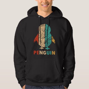 Sudadera Pingüino Retro Emperador Ave Marina Rey Pingüino