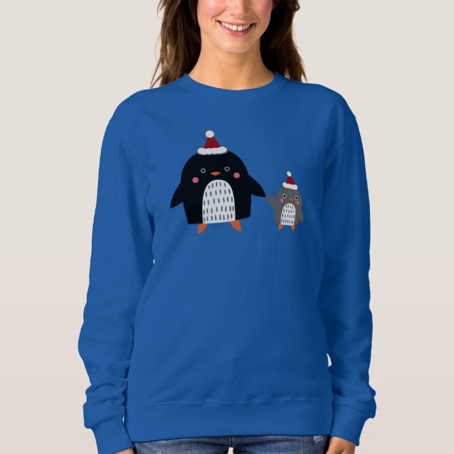 Sudadera Pingüinos hivernales (Anverso)
