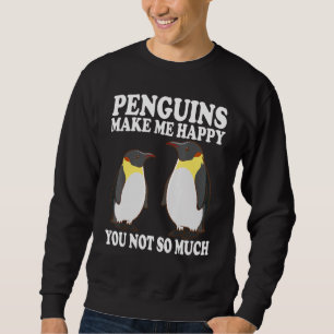 Sudadera Pingüinos Me Hacen Feliz Pingüino Pingüino Adora