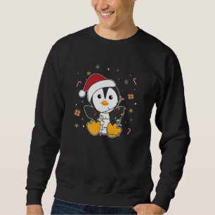 Sudadera Pingüinos Navidades nevan animales de invierno pin