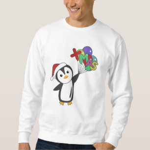 Sudadera Pingüinos Navidades nevan animales de invierno pin