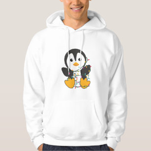 Sudadera Pingüinos Navidades nevan animales de invierno pin