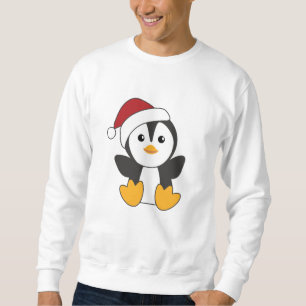 Sudadera Pingüinos Navidades nevan animales de invierno pin