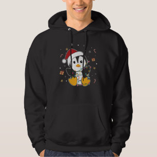 Sudadera Pingüinos Navidades nevan animales de invierno pin