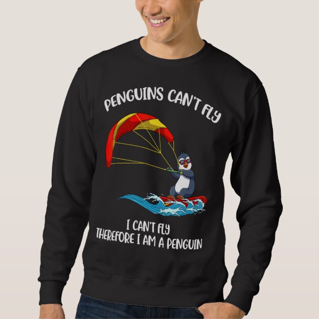 Sudadera Pingüinos no pueden volar (Anverso)