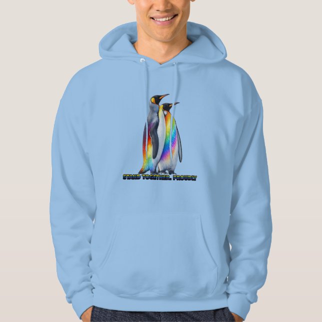 Sudadera Pingüinos Orgullosos Unidos (Anverso)