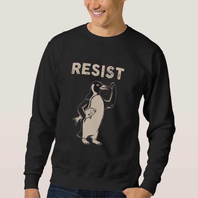 Sudadera Pingüinos resistentes divertidos (Anverso)