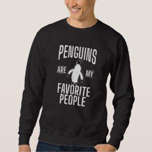 Sudadera Pingüinos son mi gente pingüino favorita