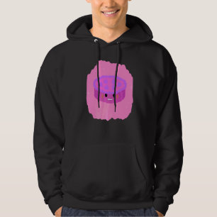 Sudadera Pink And Purple Cute Heart Sprinkles Cake Fun Grap