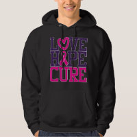 Pink Breast Cancer Awareness Love Hope Cure Heart