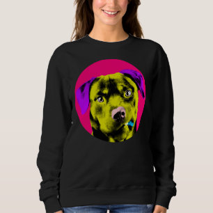 Sudadera Pink Bubble Rottweiler Pop Relajado Fit