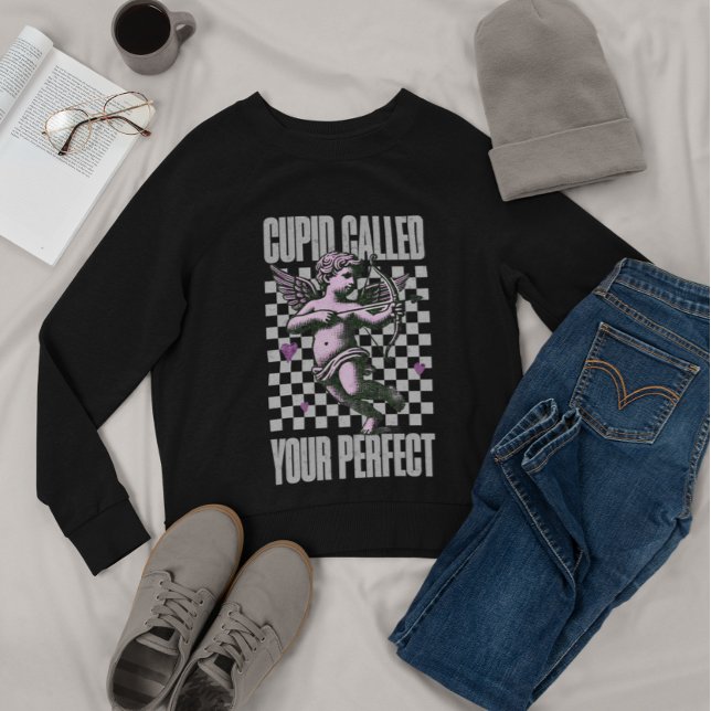 Sudadera Pink Cupid be my Valentine (Subido por el creador)