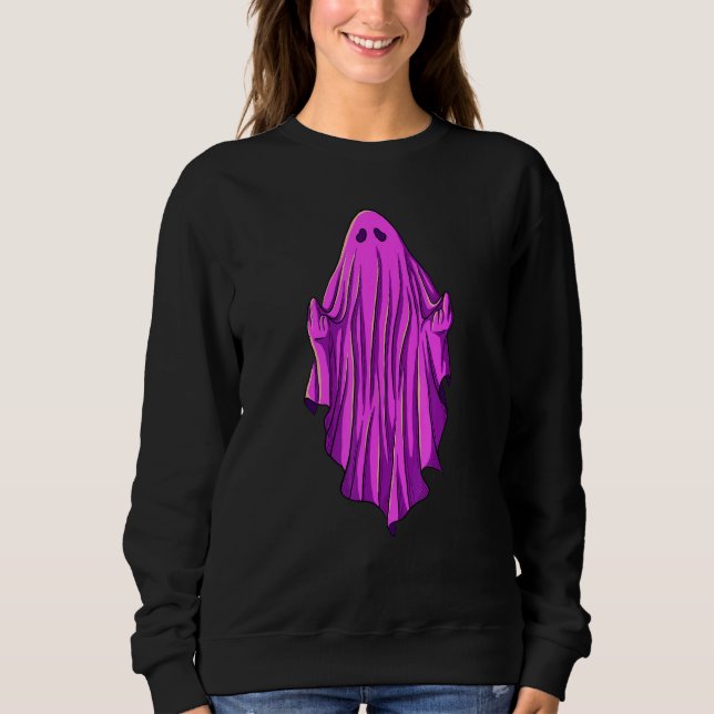 Sudadera Pink ghost with middle fingers (Anverso)
