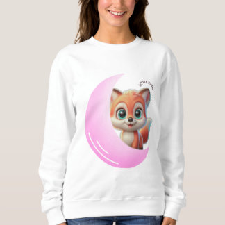 Sudadera Pink Moon Fox Cute T-Shirt – Aesthetic Kawaii 