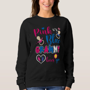 Sudadera Pink or Blue Grammy Amas A Su Bebé Género Revelaci
