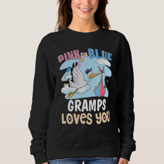 Sudadera Pink or Blue Gramps Loves You Best Grandpa Ever Gr