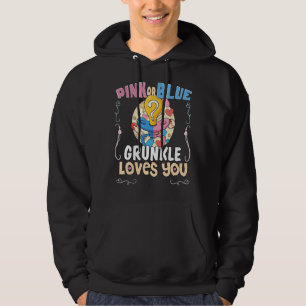 Sudadera Pink or Blue Grunkle te ama mejor tío grande Ev