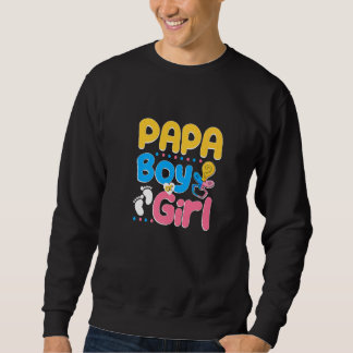 Sudadera Pink or Blue Papa Loves You Best Dad Ever Fatherho