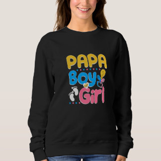 Sudadera Pink or Blue Papa Loves You Best Dad Ever Fatherho