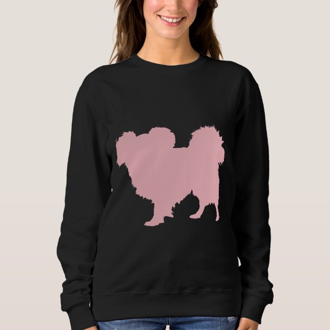 Sudadera Pink Papillon Silhouette (Anverso)